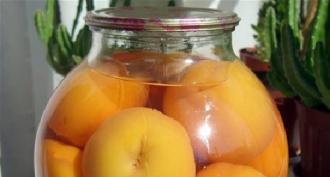 Консервированные персики половинками на зиму